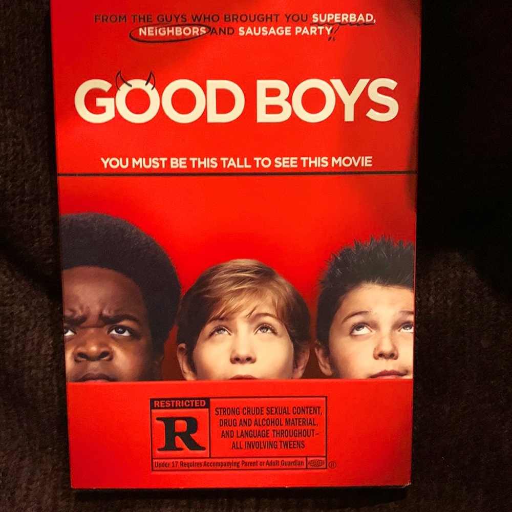 NWOT GOOD BOYS DVD Rated R